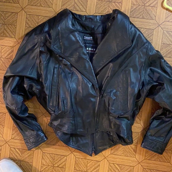 Wilson’s Thinsulate Riding Leather Jacket - Picture 2 of 9